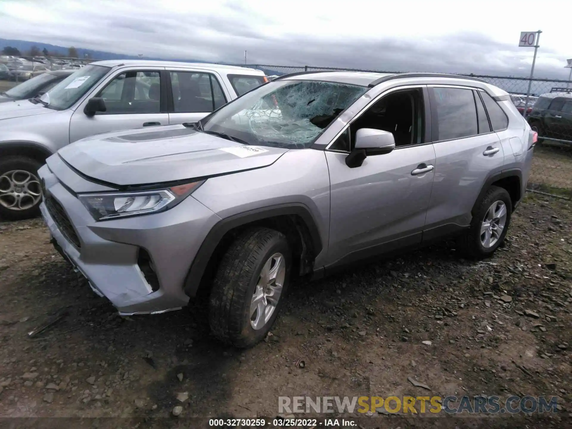 2 Photograph of a damaged car 2T3W1RFV2MC165033 TOYOTA RAV4 2021