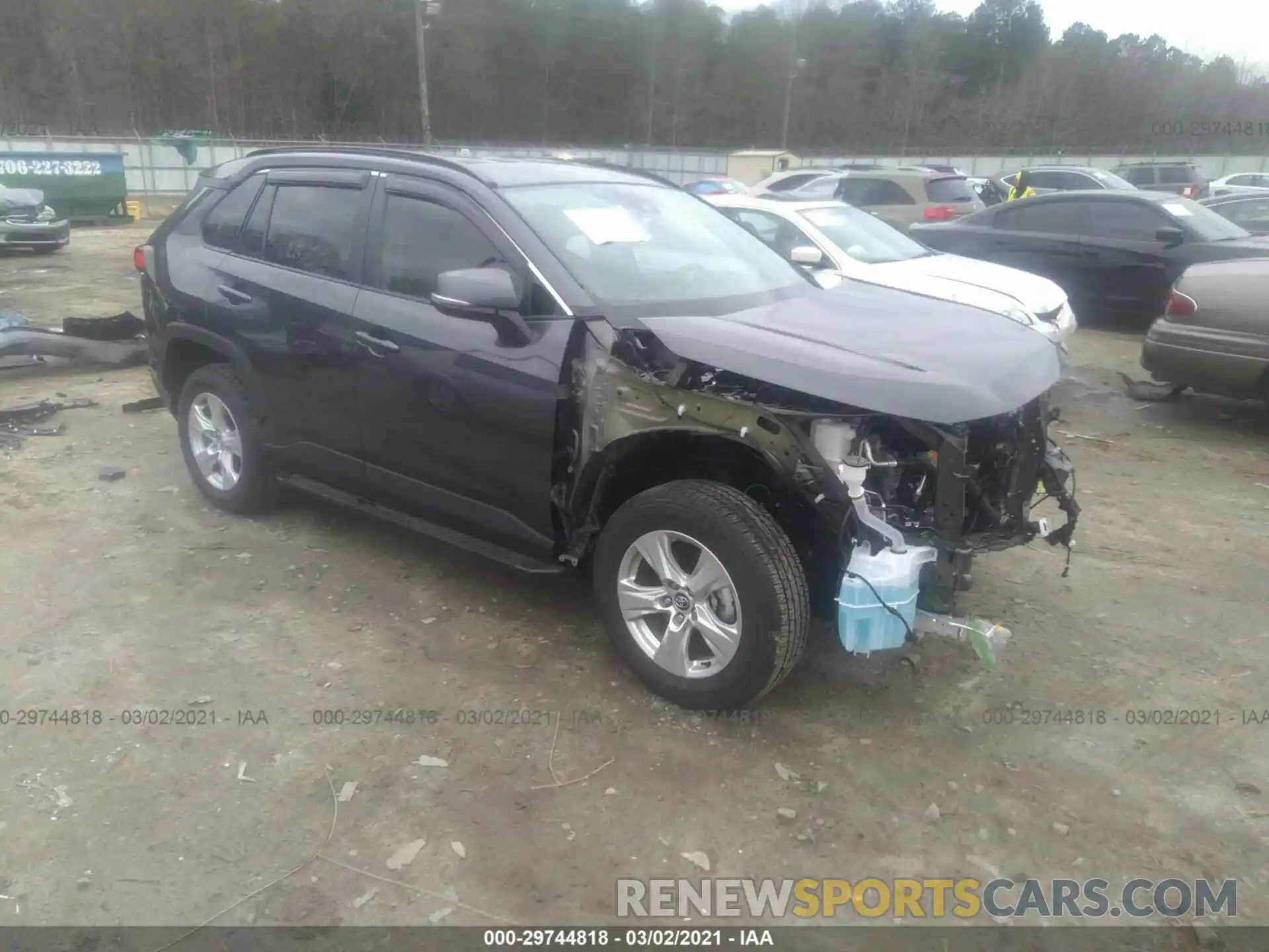 1 Photograph of a damaged car 2T3W1RFV2MW104232 TOYOTA RAV4 2021