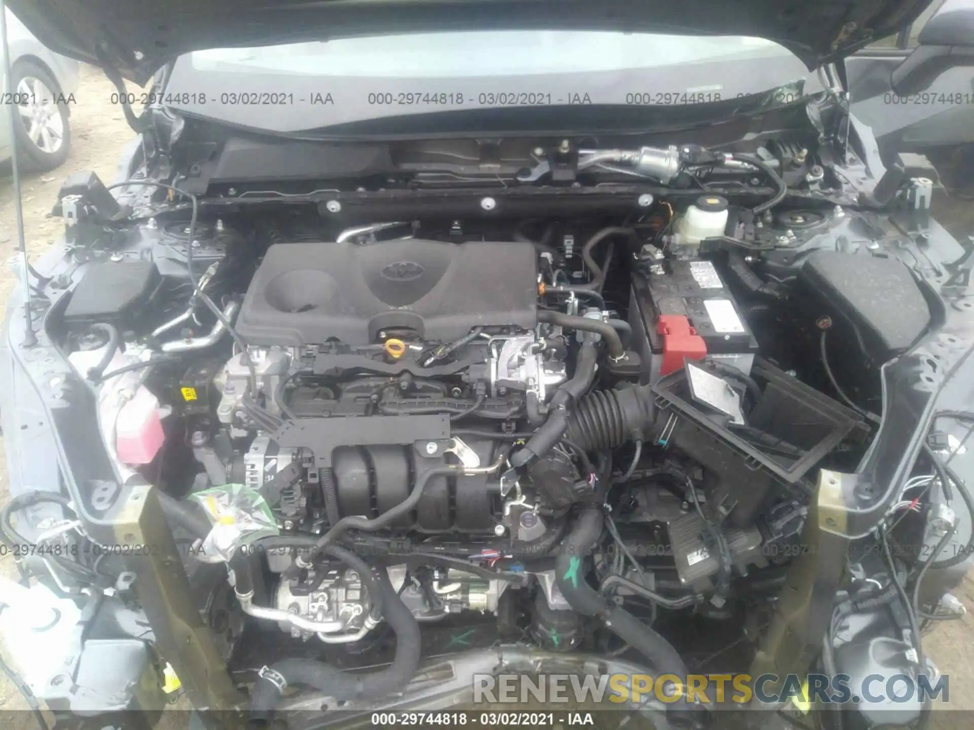 10 Фотография поврежденного автомобиля 2T3W1RFV2MW104232 TOYOTA RAV4 2021