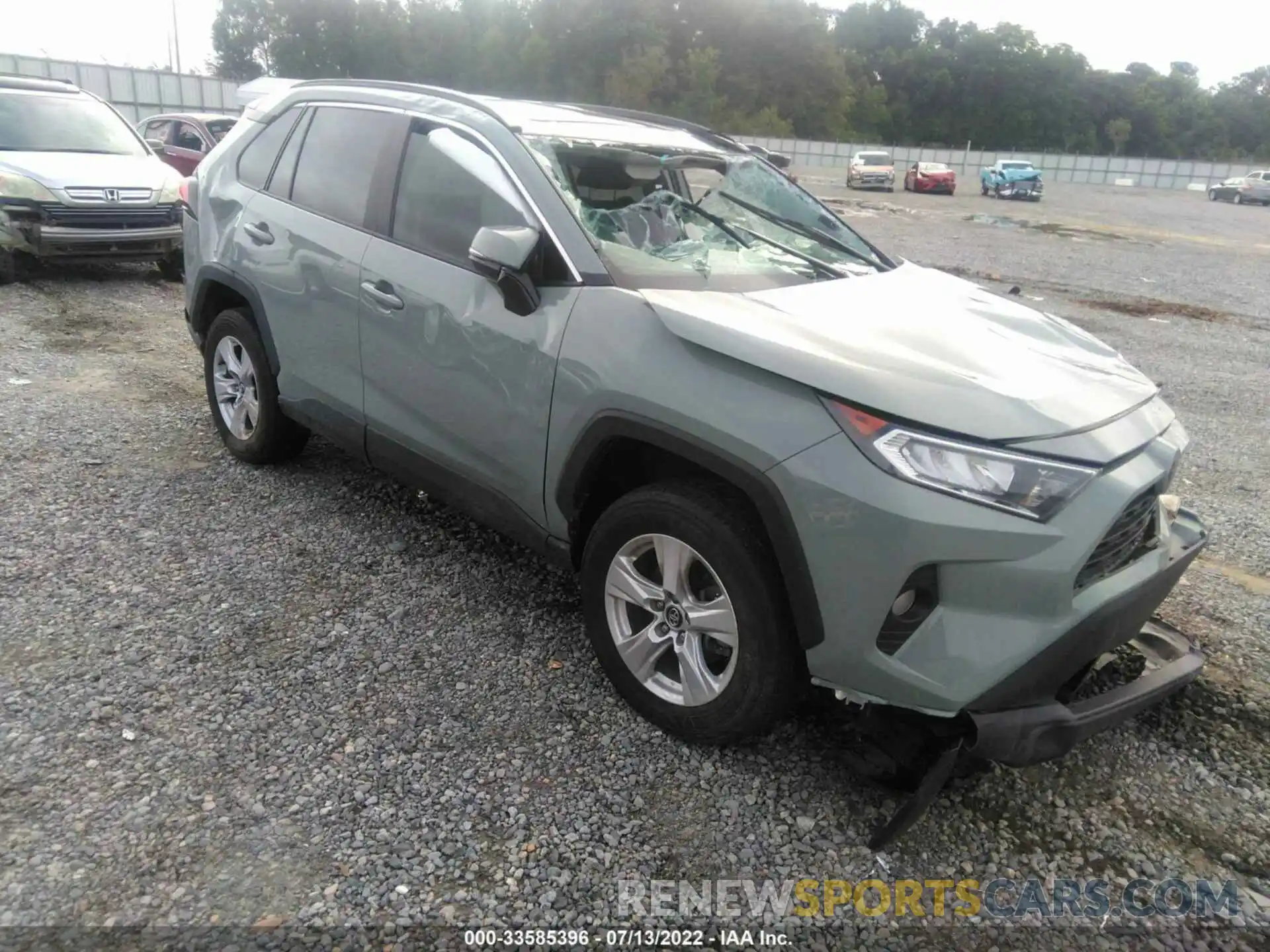 1 Photograph of a damaged car 2T3W1RFV2MW110919 TOYOTA RAV4 2021