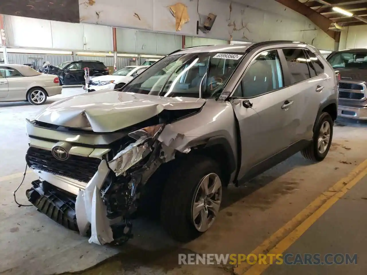 2 Photograph of a damaged car 2T3W1RFV2MW118910 TOYOTA RAV4 2021