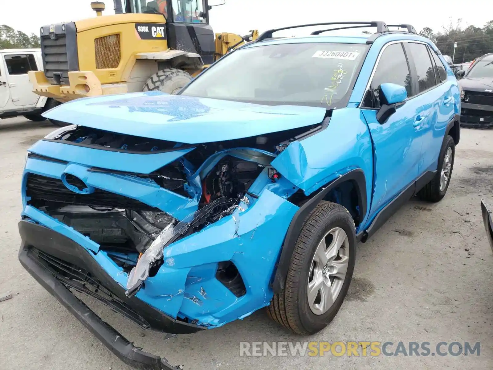 2 Photograph of a damaged car 2T3W1RFV2MW121564 TOYOTA RAV4 2021