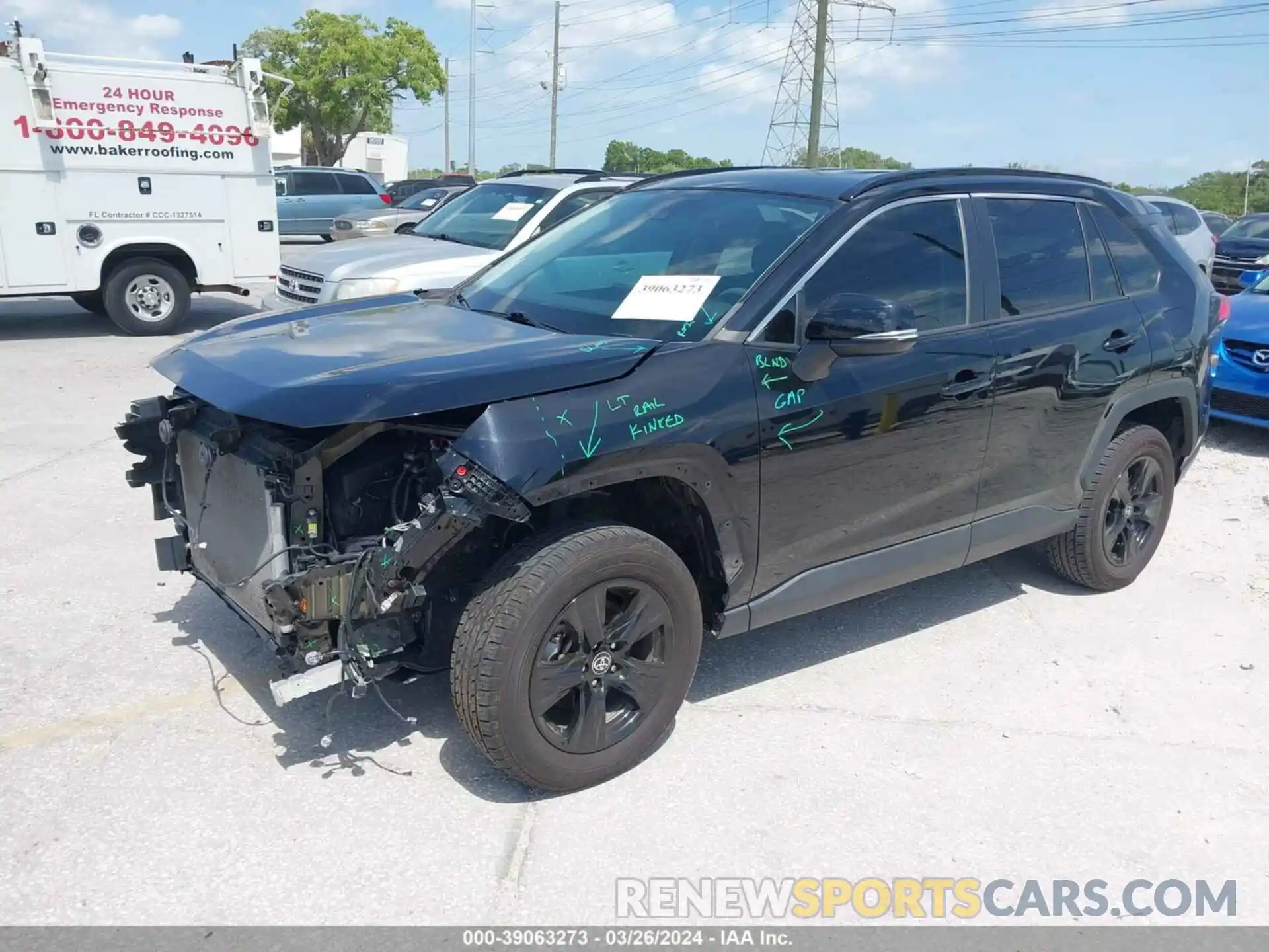 2 Photograph of a damaged car 2T3W1RFV2MW128420 TOYOTA RAV4 2021