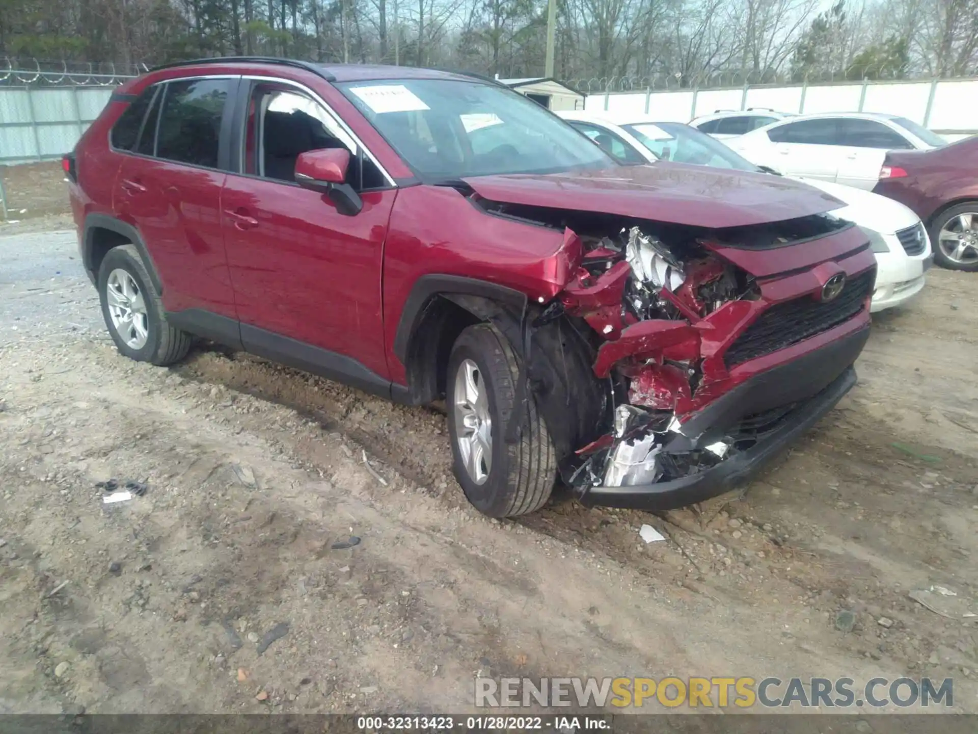 1 Photograph of a damaged car 2T3W1RFV2MW130300 TOYOTA RAV4 2021