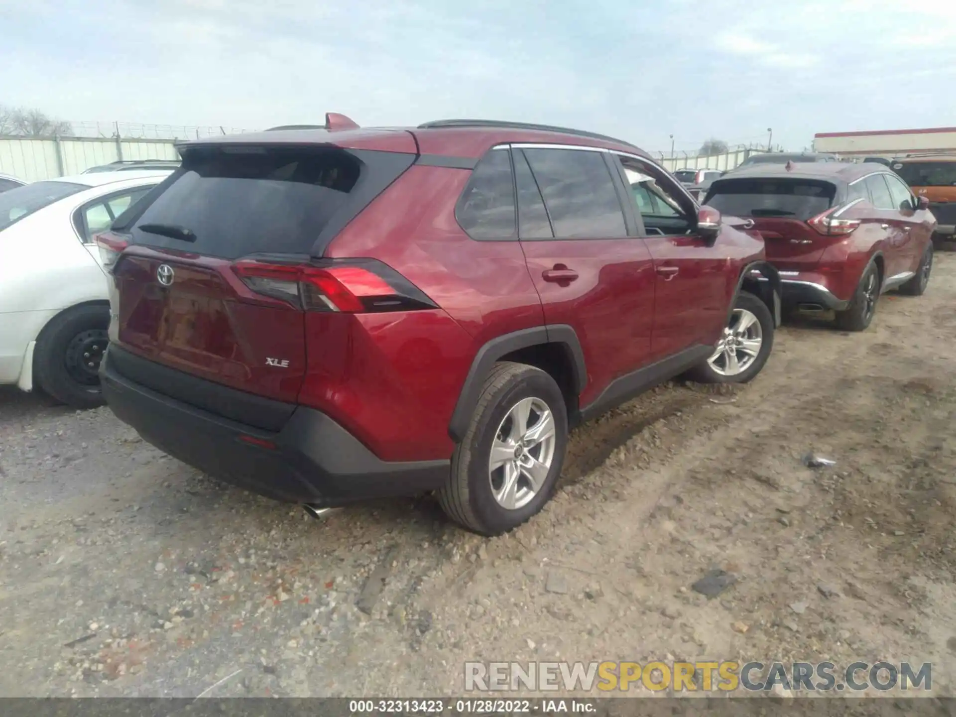 4 Фотография поврежденного автомобиля 2T3W1RFV2MW130300 TOYOTA RAV4 2021