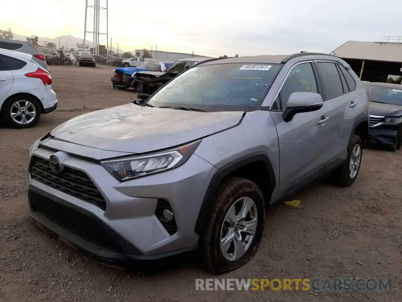 2 Photograph of a damaged car 2T3W1RFV2MW131530 TOYOTA RAV4 2021