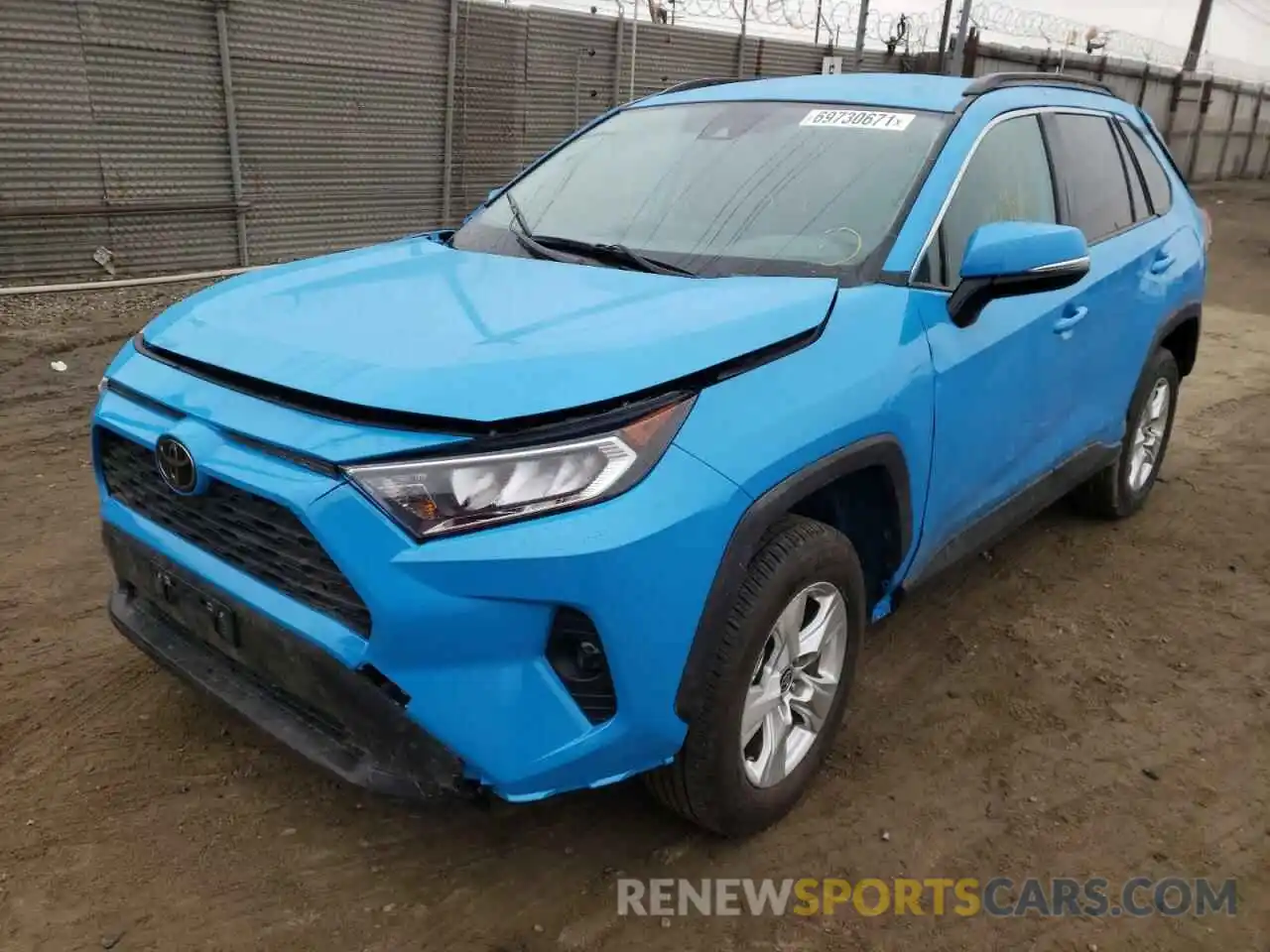 2 Фотография поврежденного автомобиля 2T3W1RFV2MW137554 TOYOTA RAV4 2021