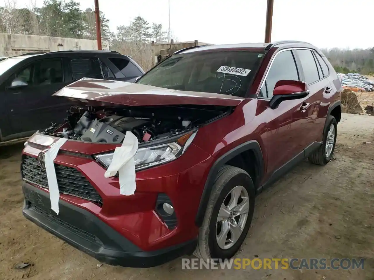 2 Photograph of a damaged car 2T3W1RFV2MW142088 TOYOTA RAV4 2021