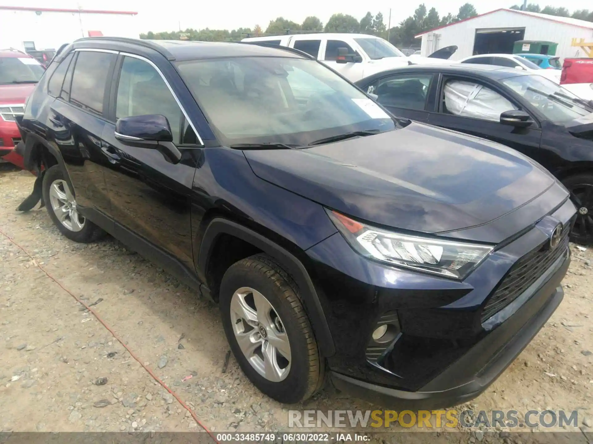 1 Photograph of a damaged car 2T3W1RFV2MW147033 TOYOTA RAV4 2021