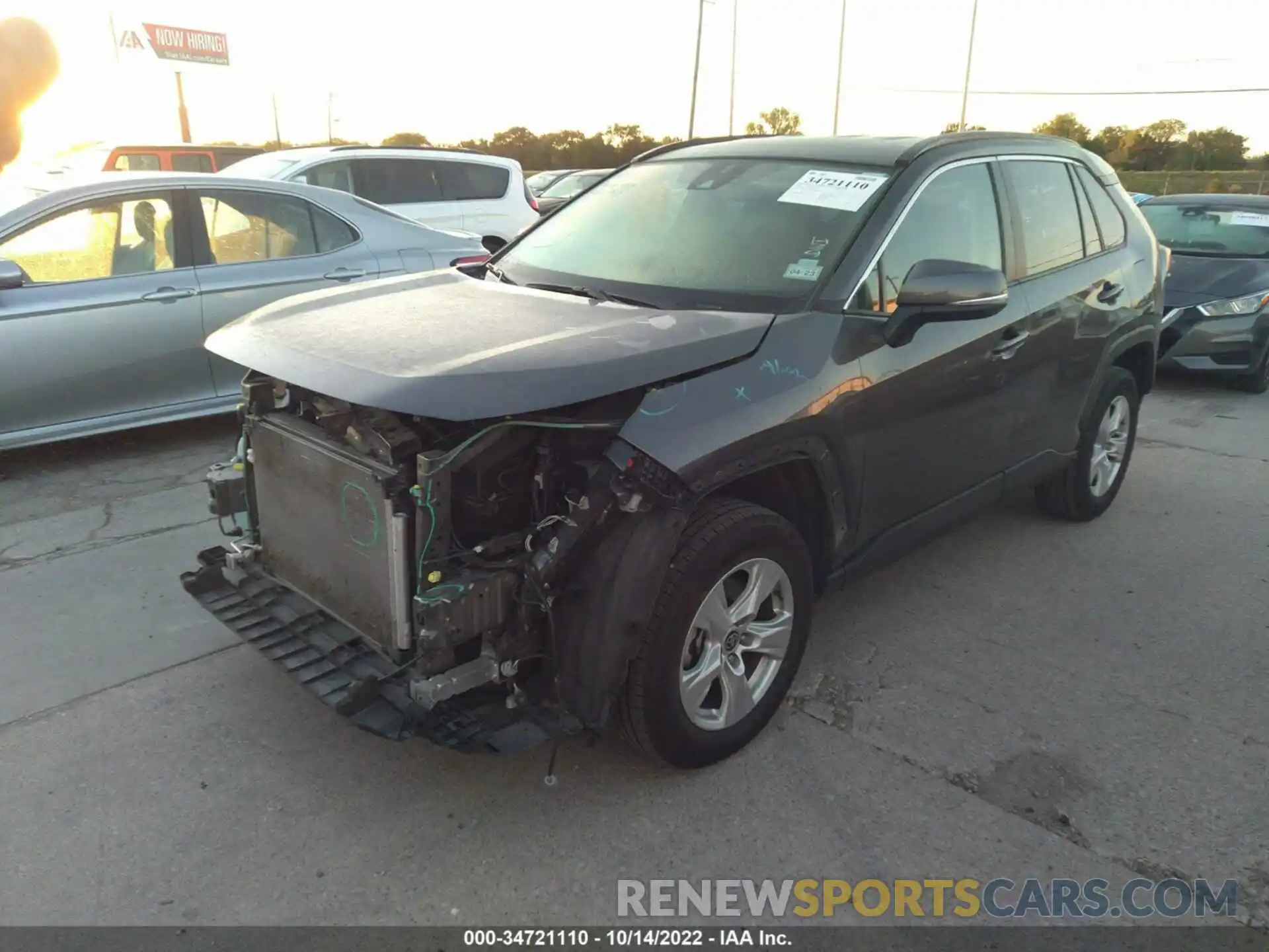 2 Photograph of a damaged car 2T3W1RFV2MW149638 TOYOTA RAV4 2021