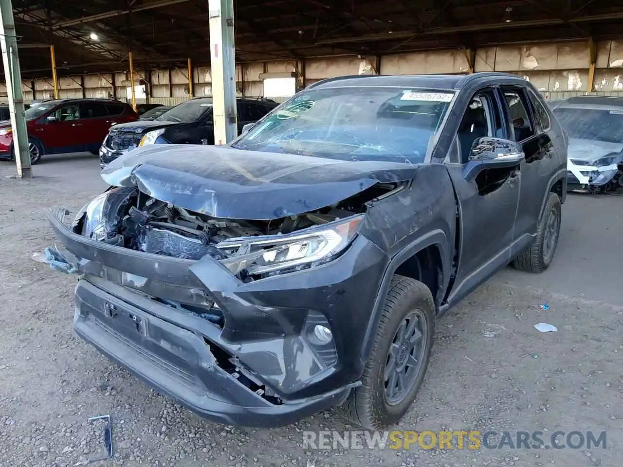 2 Photograph of a damaged car 2T3W1RFV2MW151552 TOYOTA RAV4 2021