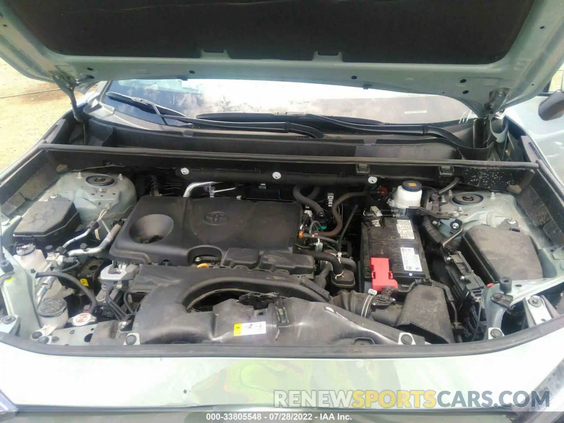 10 Фотография поврежденного автомобиля 2T3W1RFV2MW156993 TOYOTA RAV4 2021