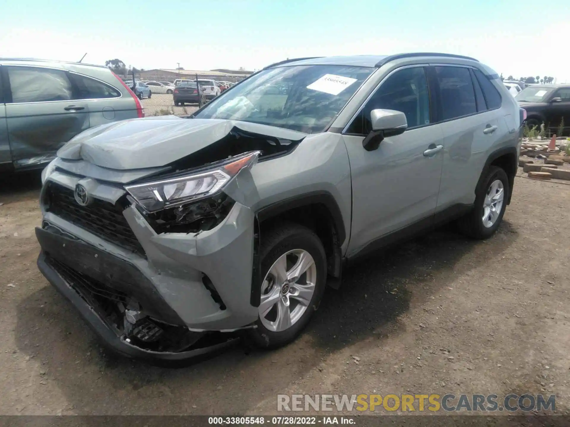 2 Photograph of a damaged car 2T3W1RFV2MW156993 TOYOTA RAV4 2021