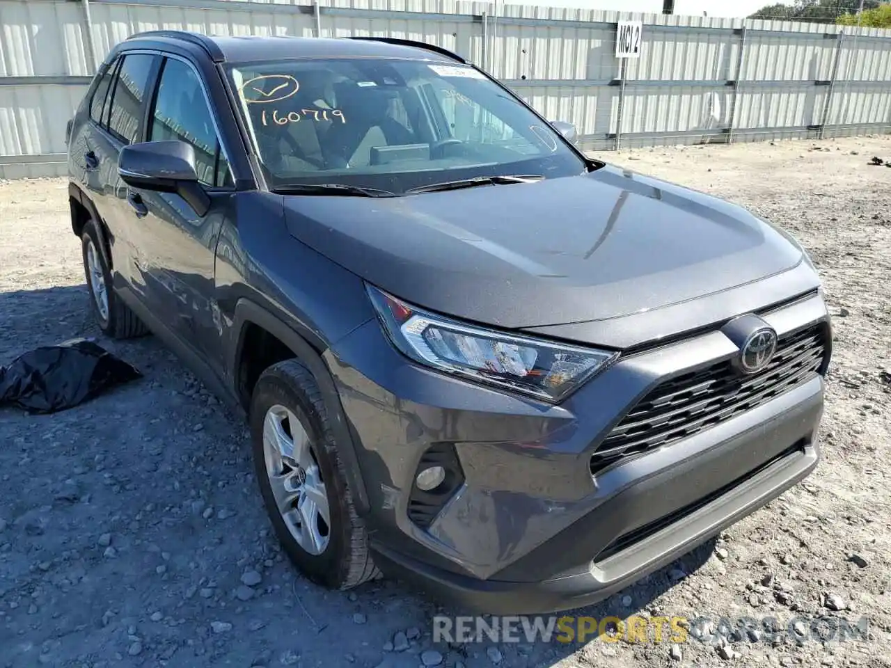 1 Photograph of a damaged car 2T3W1RFV2MW160719 TOYOTA RAV4 2021