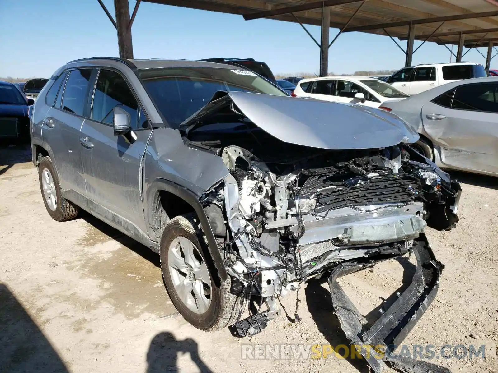 1 Photograph of a damaged car 2T3W1RFV3MC087247 TOYOTA RAV4 2021