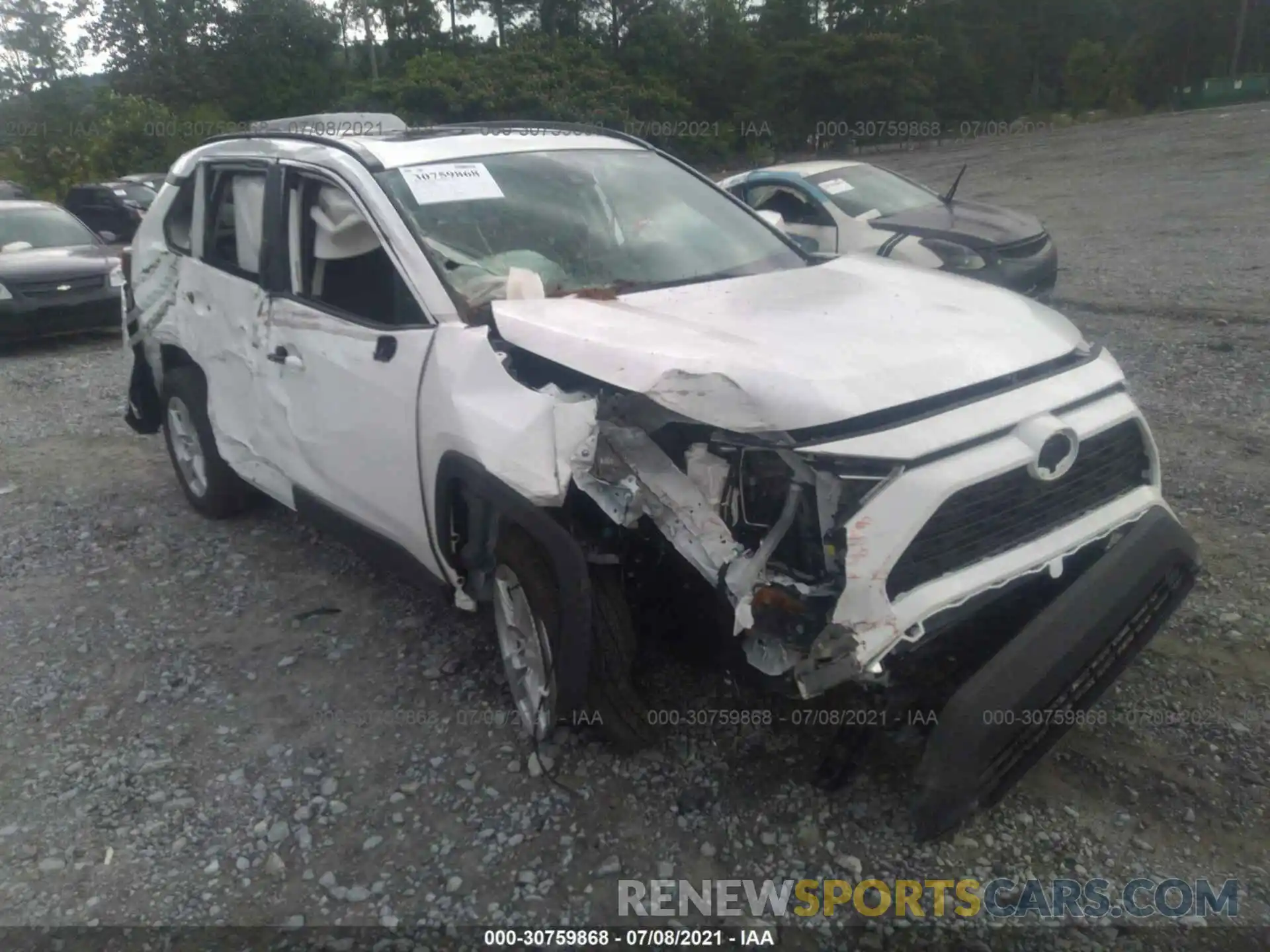 1 Photograph of a damaged car 2T3W1RFV3MC088267 TOYOTA RAV4 2021