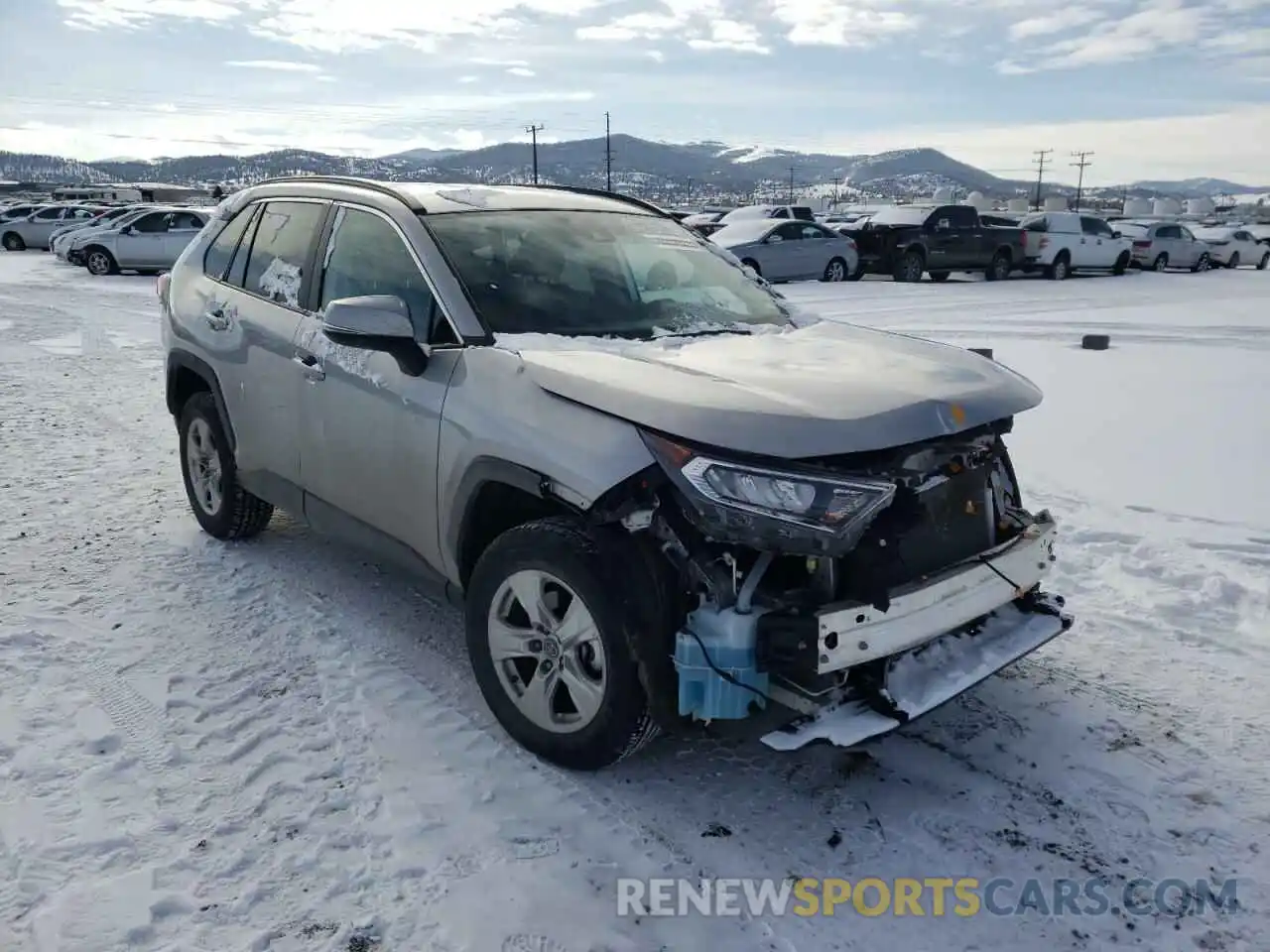 1 Photograph of a damaged car 2T3W1RFV3MC094876 TOYOTA RAV4 2021