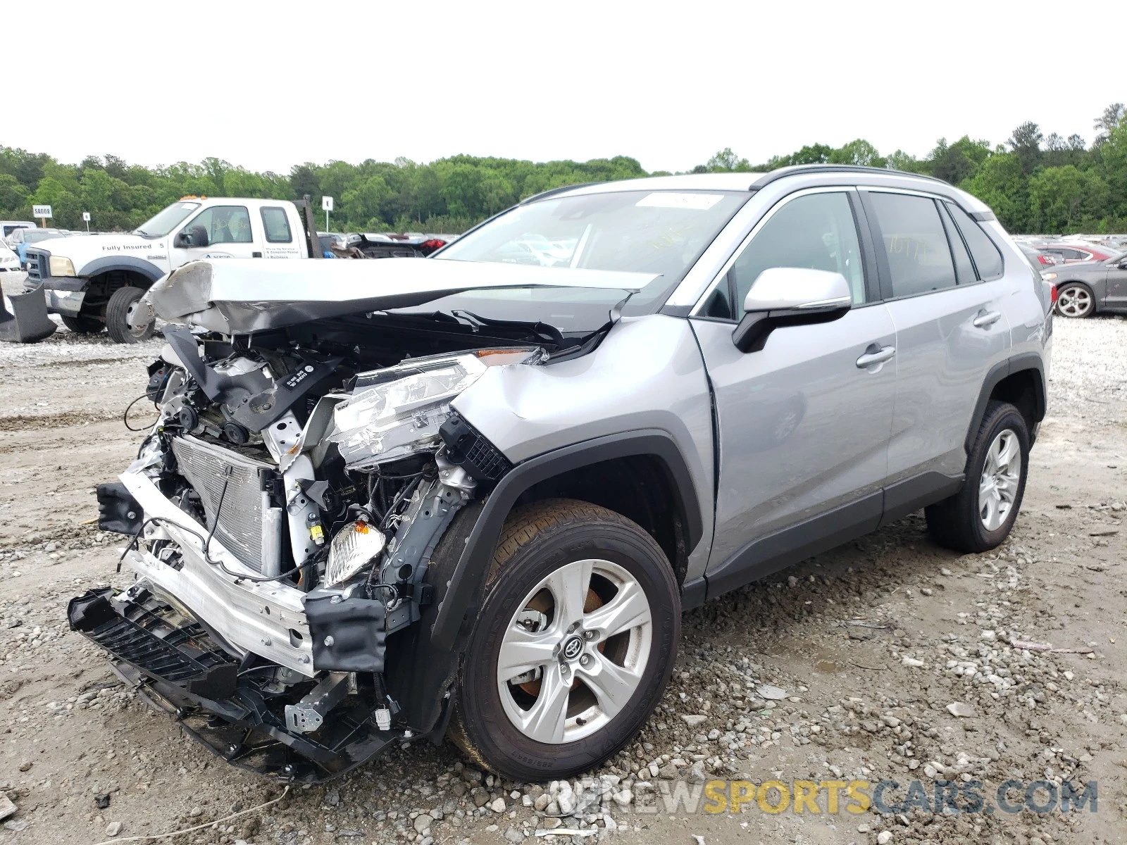 2 Фотография поврежденного автомобиля 2T3W1RFV3MC095185 TOYOTA RAV4 2021