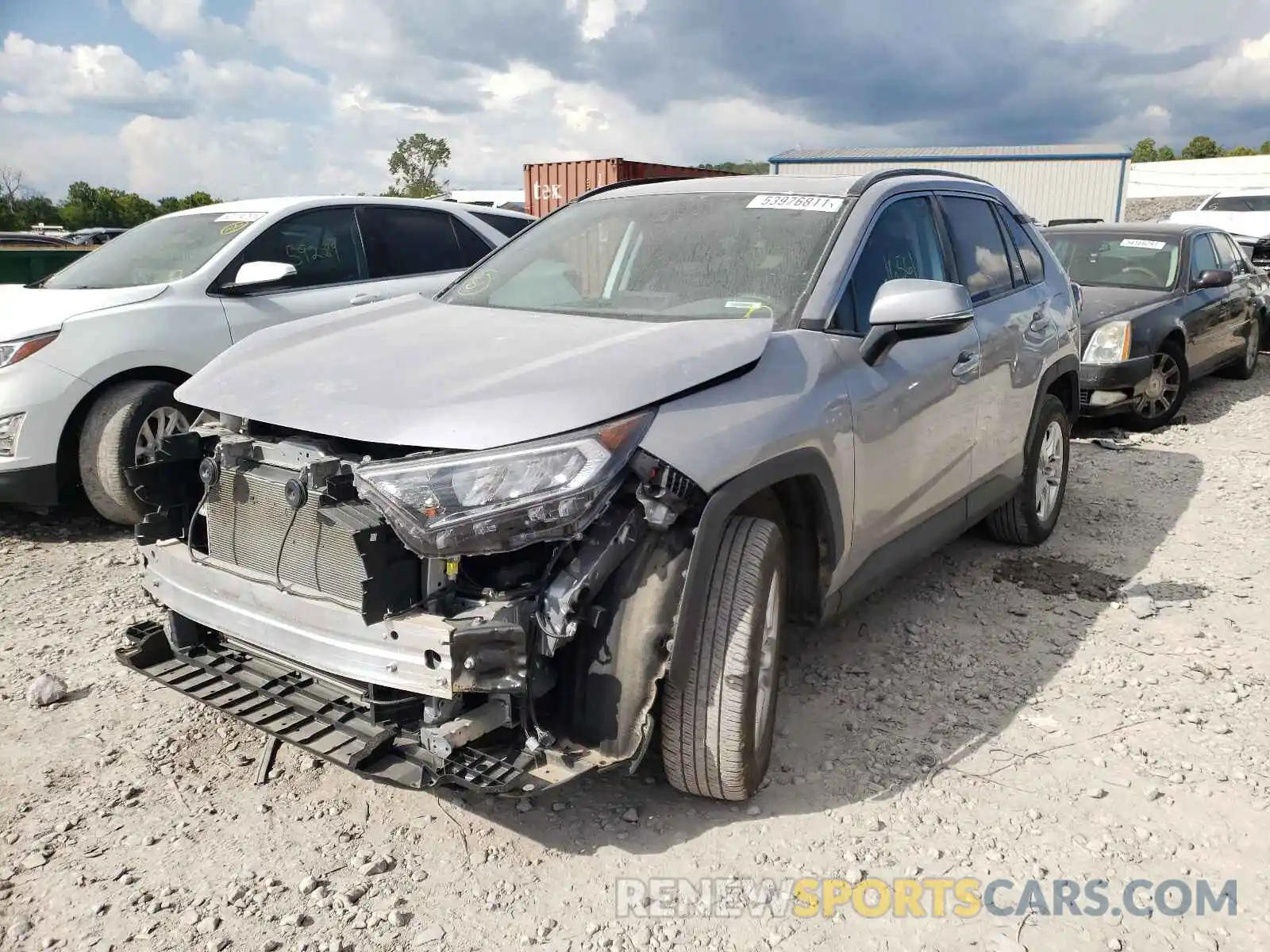 2 Photograph of a damaged car 2T3W1RFV3MC102278 TOYOTA RAV4 2021