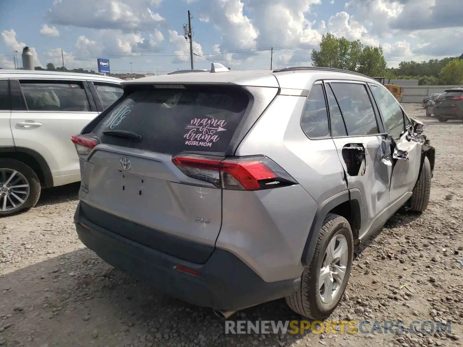 4 Photograph of a damaged car 2T3W1RFV3MC102278 TOYOTA RAV4 2021