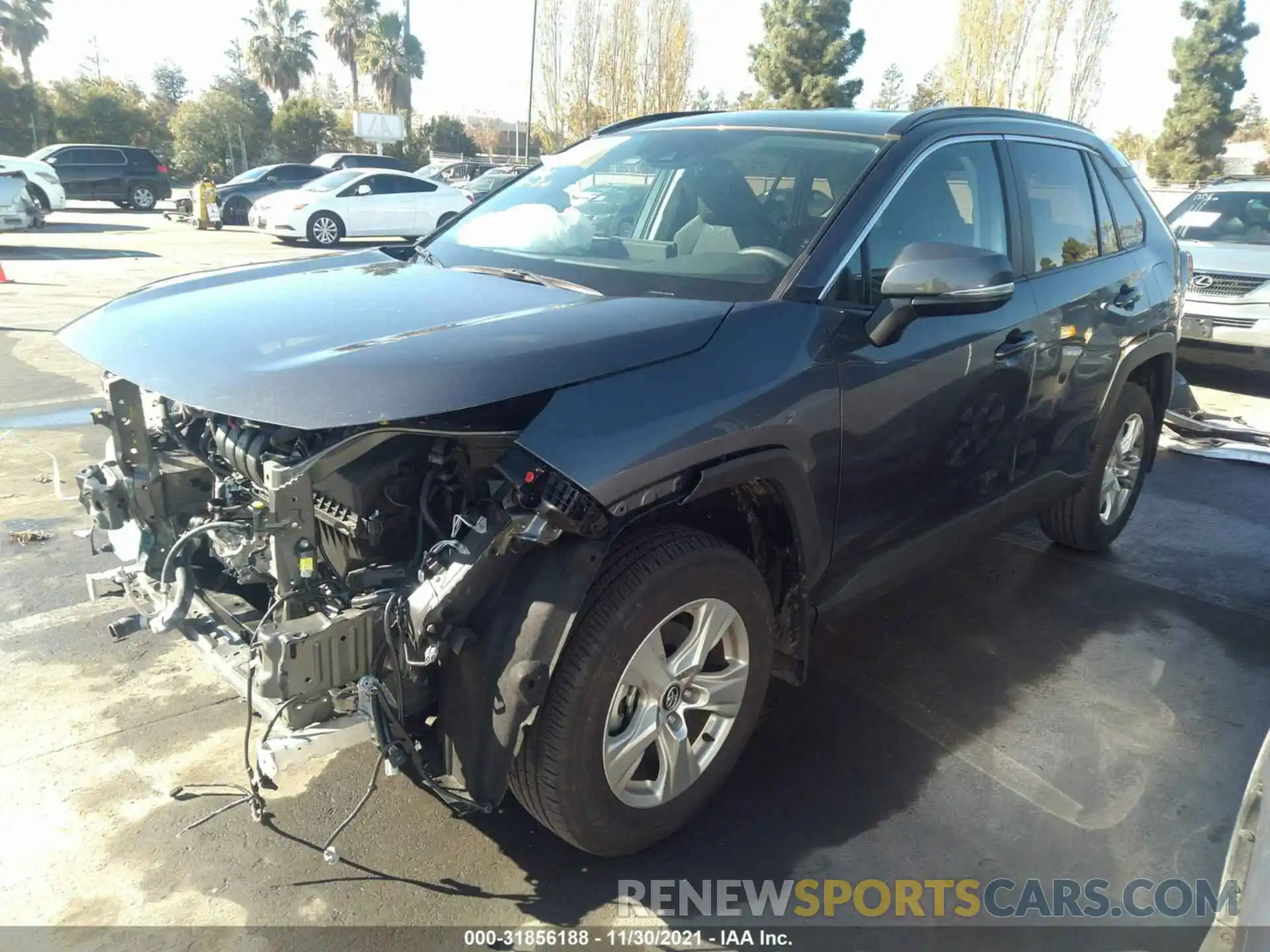 2 Photograph of a damaged car 2T3W1RFV3MC105990 TOYOTA RAV4 2021