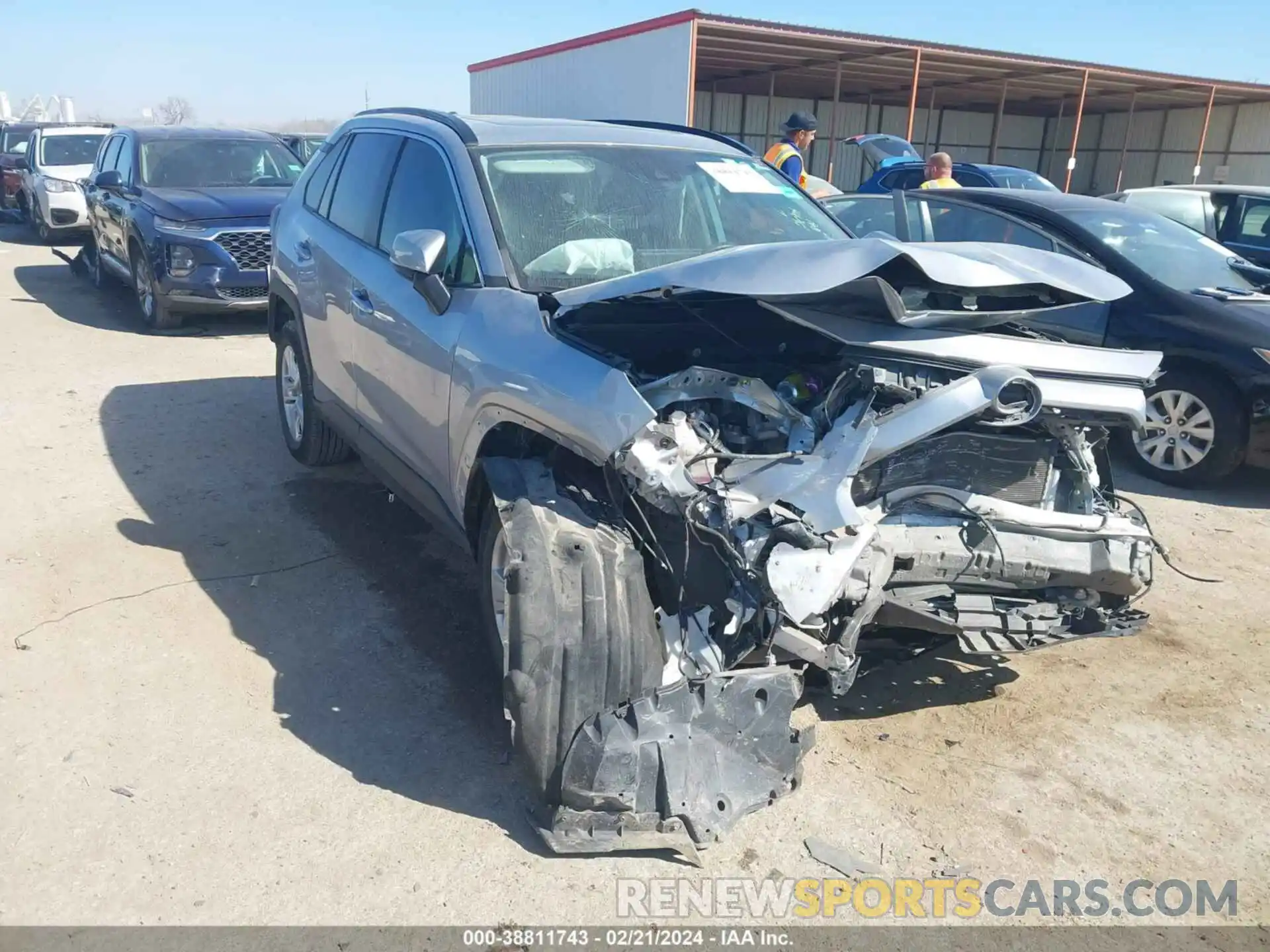 1 Photograph of a damaged car 2T3W1RFV3MC109456 TOYOTA RAV4 2021