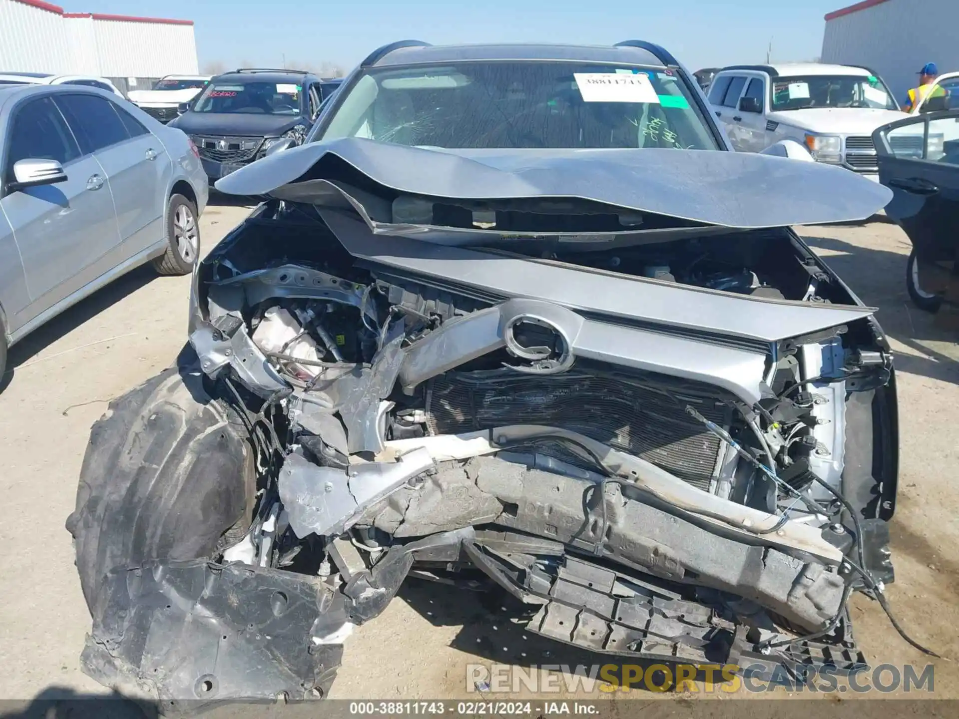 12 Photograph of a damaged car 2T3W1RFV3MC109456 TOYOTA RAV4 2021