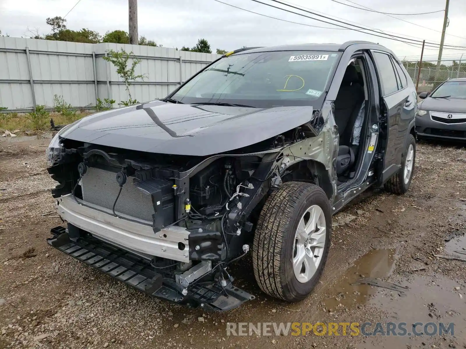 2 Photograph of a damaged car 2T3W1RFV3MC119758 TOYOTA RAV4 2021