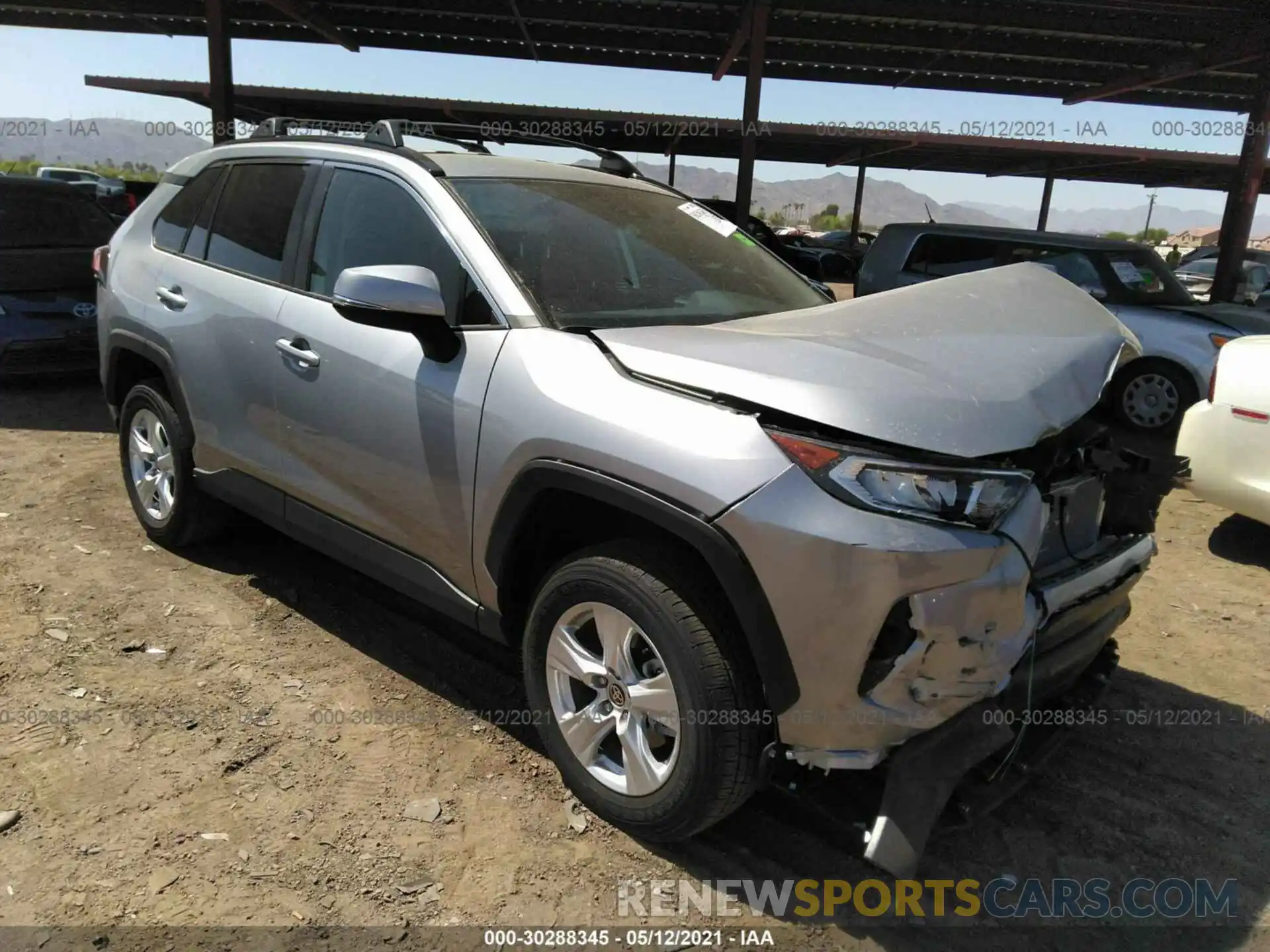 1 Photograph of a damaged car 2T3W1RFV3MC122286 TOYOTA RAV4 2021