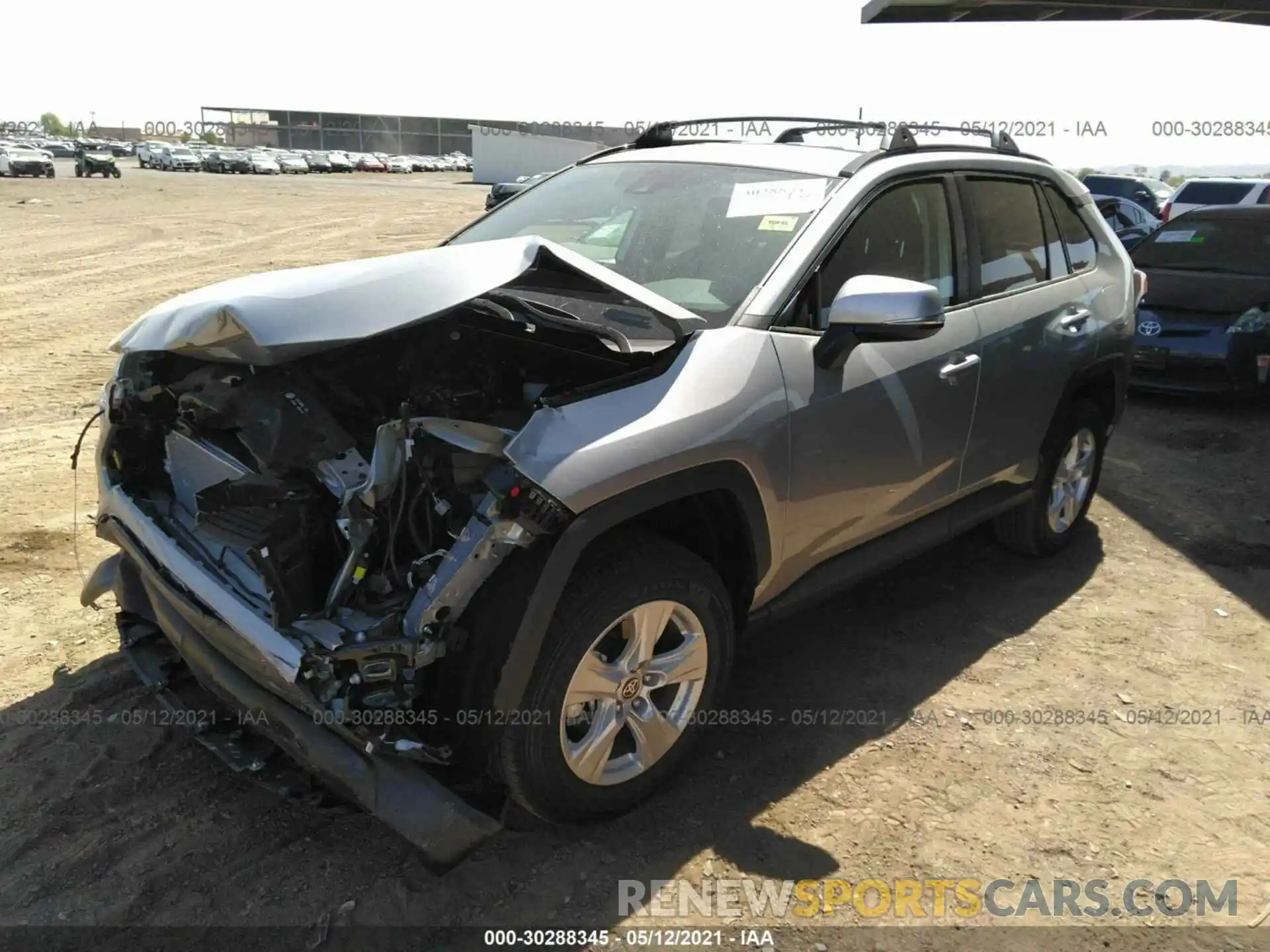 2 Photograph of a damaged car 2T3W1RFV3MC122286 TOYOTA RAV4 2021