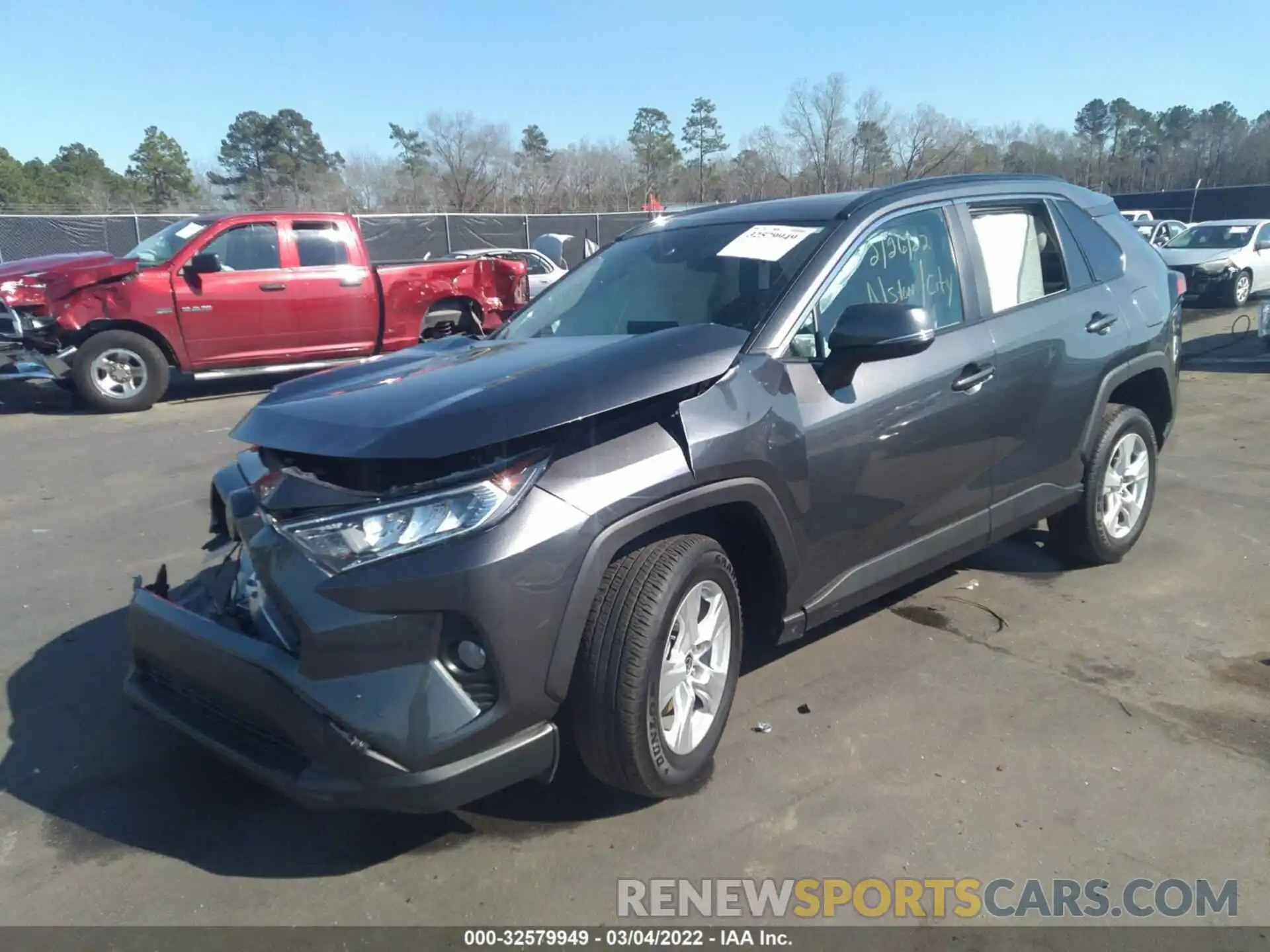 2 Photograph of a damaged car 2T3W1RFV3MC134454 TOYOTA RAV4 2021