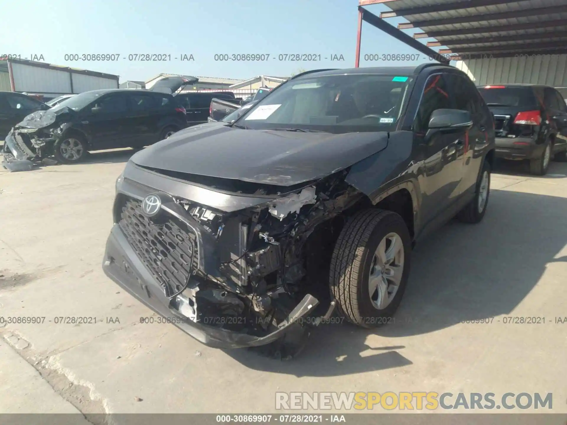 2 Фотография поврежденного автомобиля 2T3W1RFV3MC137399 TOYOTA RAV4 2021