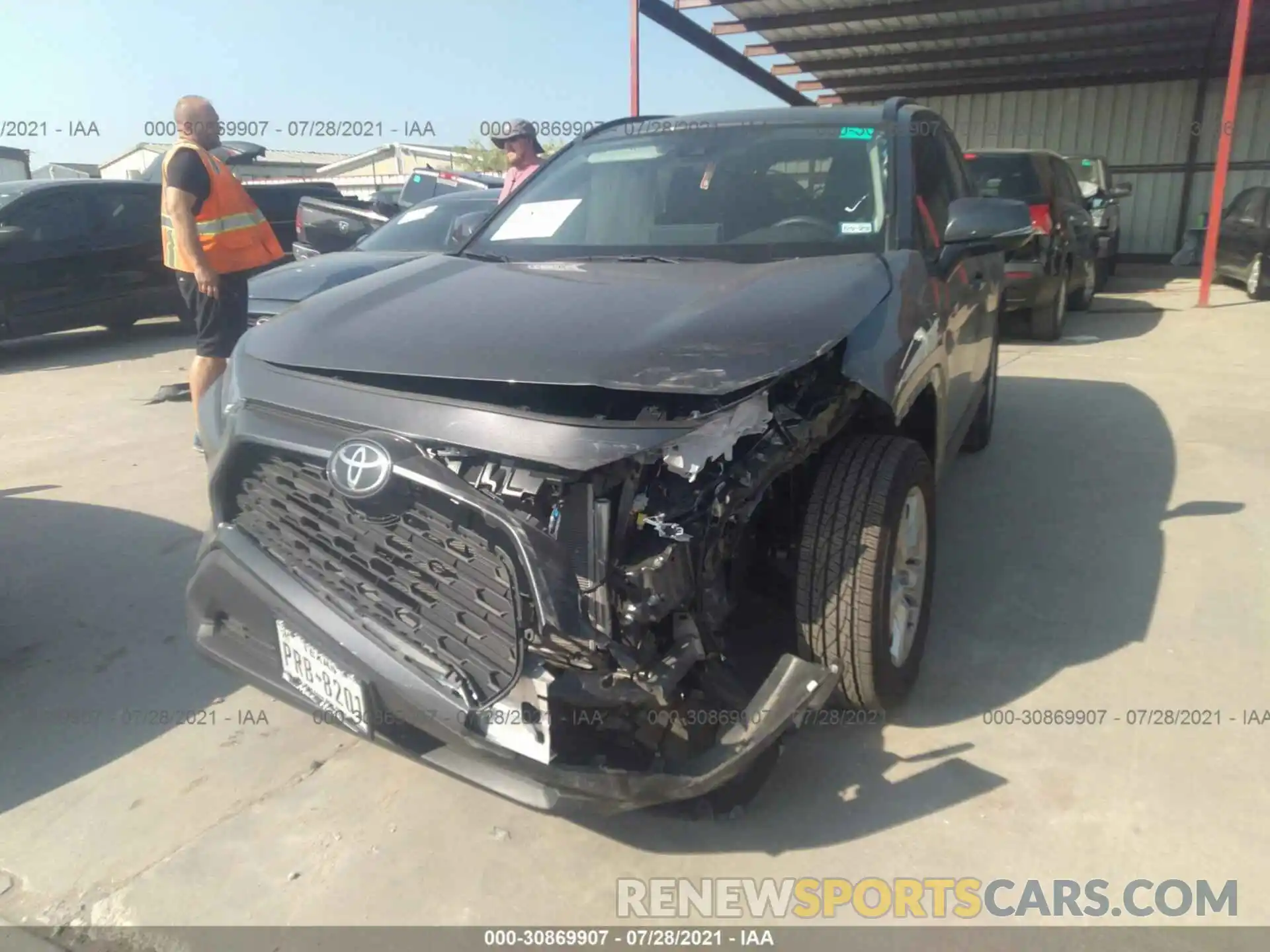 6 Photograph of a damaged car 2T3W1RFV3MC137399 TOYOTA RAV4 2021