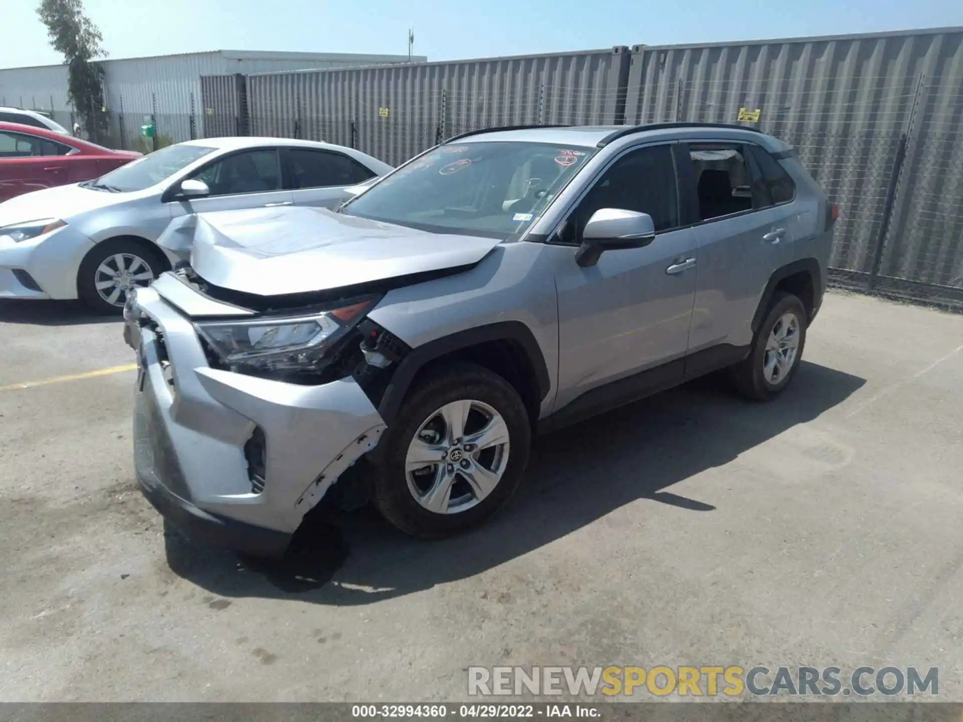 2 Photograph of a damaged car 2T3W1RFV3MC154994 TOYOTA RAV4 2021