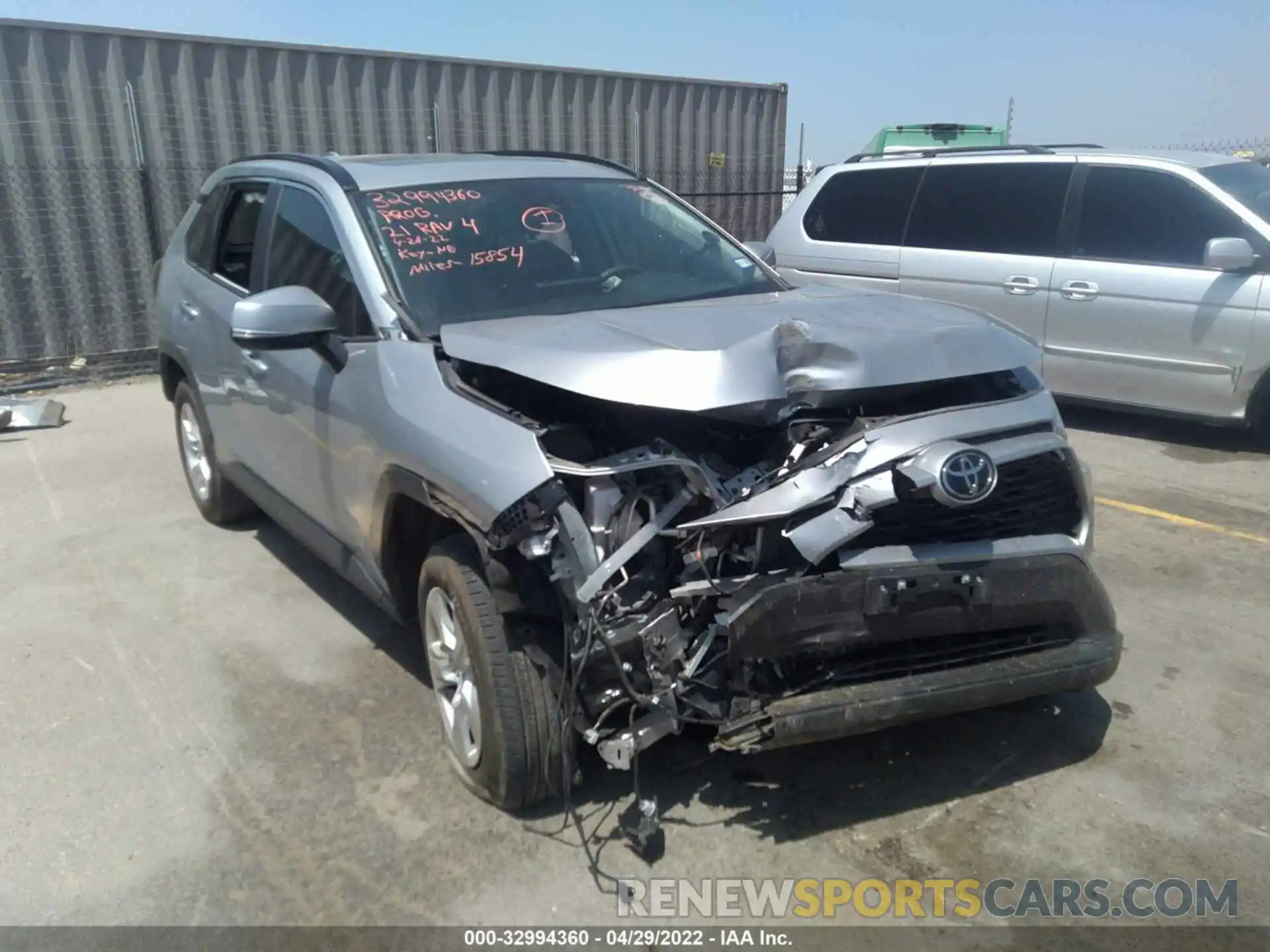 6 Photograph of a damaged car 2T3W1RFV3MC154994 TOYOTA RAV4 2021