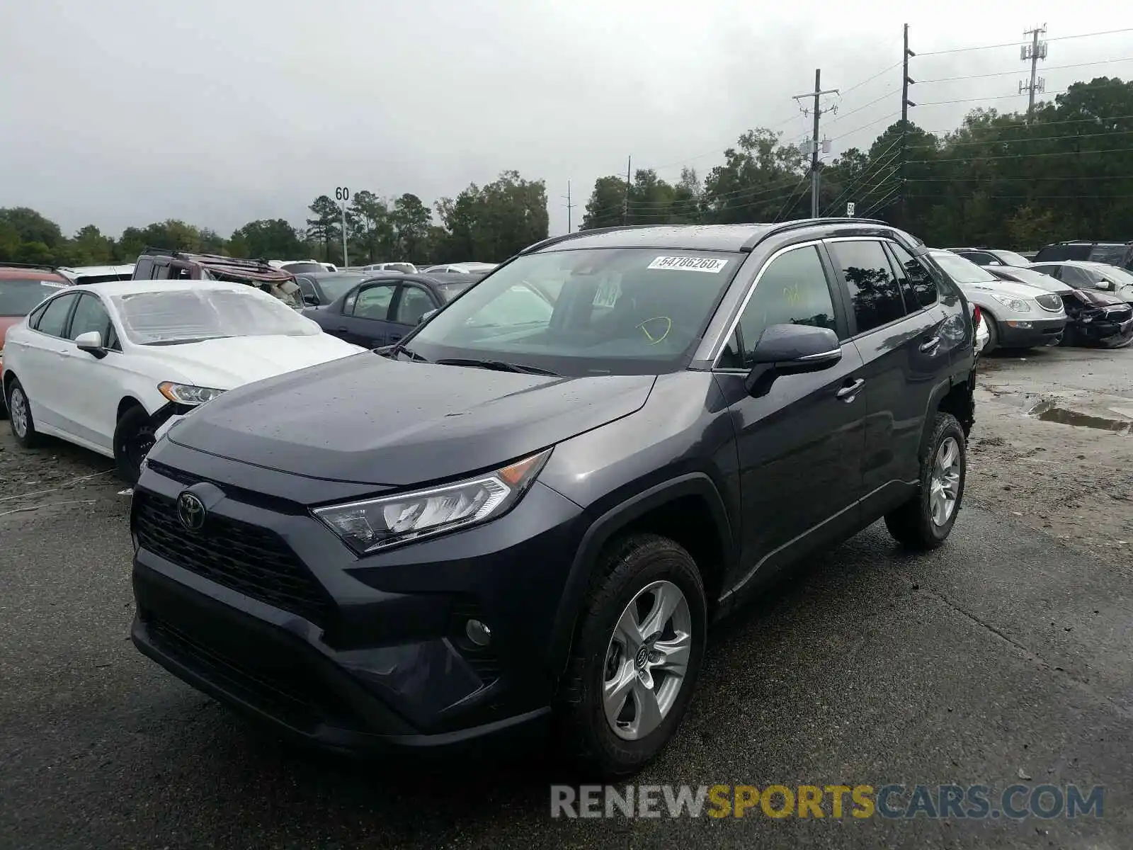 2 Photograph of a damaged car 2T3W1RFV3MW106667 TOYOTA RAV4 2021