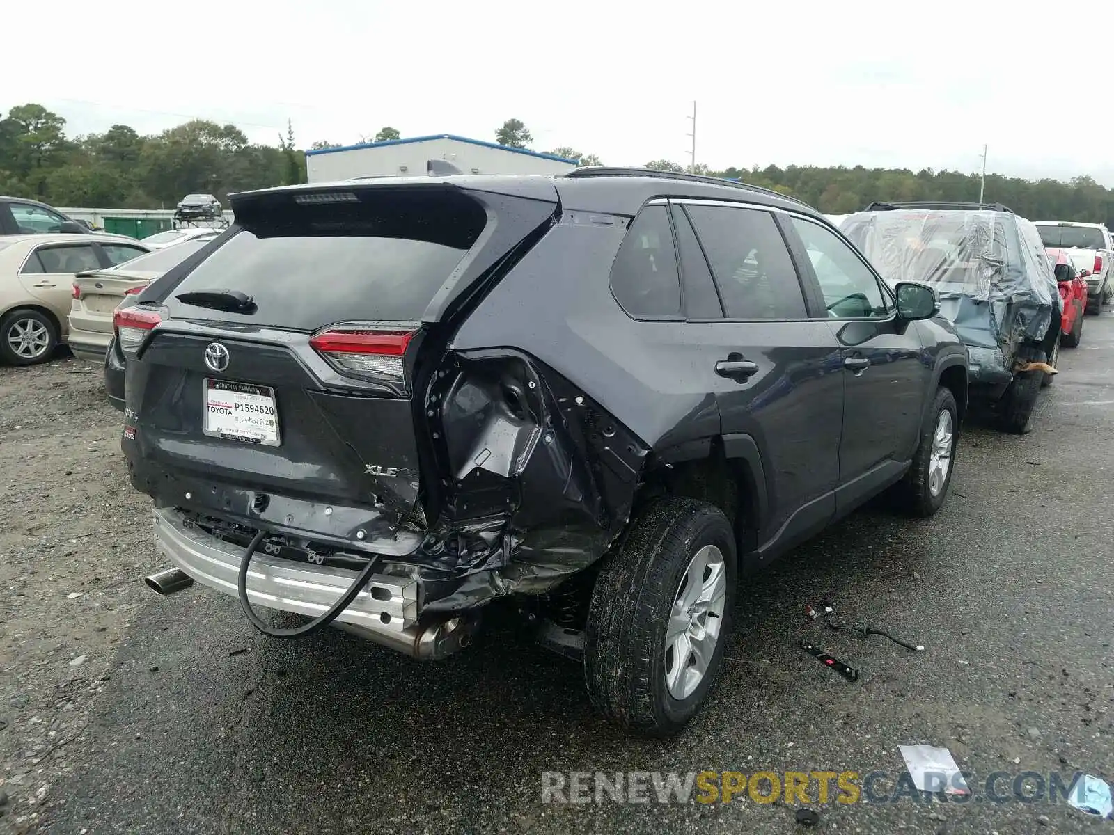 4 Photograph of a damaged car 2T3W1RFV3MW106667 TOYOTA RAV4 2021