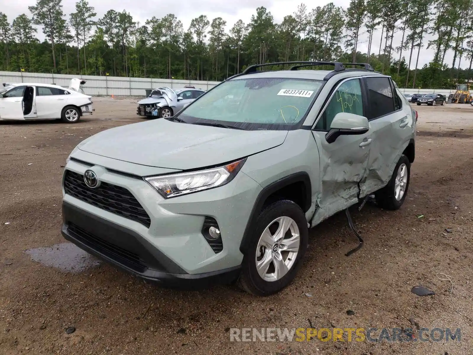 9 Photograph of a damaged car 2T3W1RFV3MW111609 TOYOTA RAV4 2021