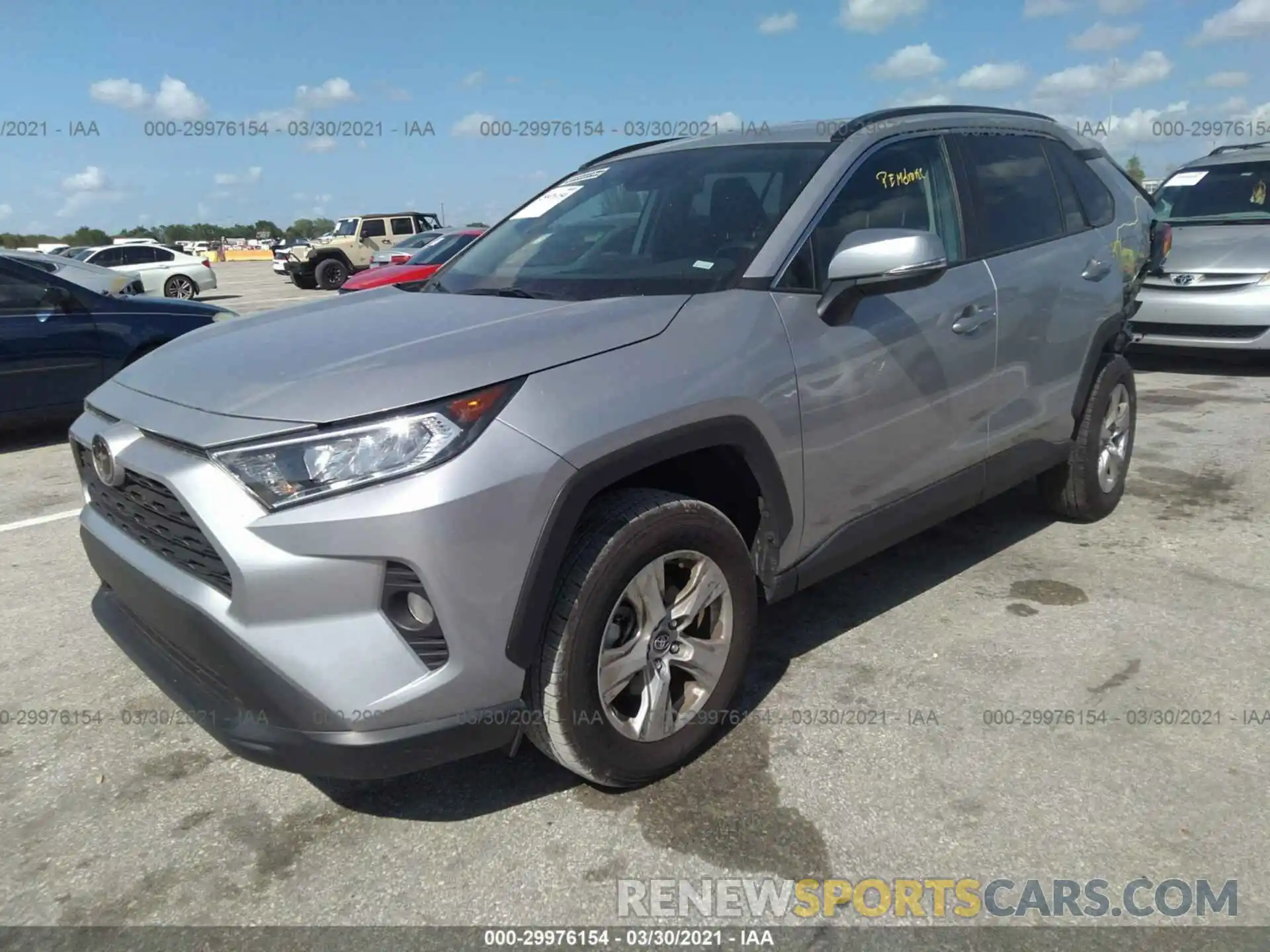 2 Photograph of a damaged car 2T3W1RFV3MW111710 TOYOTA RAV4 2021