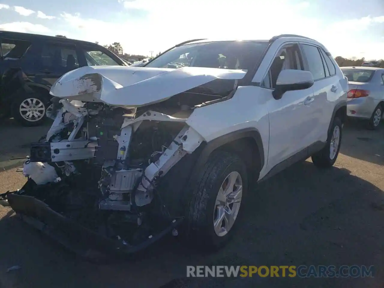 2 Photograph of a damaged car 2T3W1RFV3MW112677 TOYOTA RAV4 2021