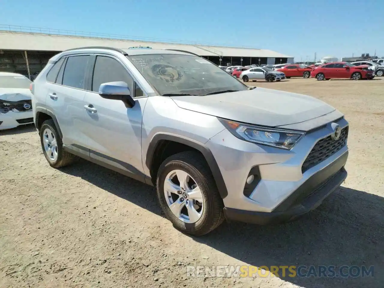 1 Photograph of a damaged car 2T3W1RFV3MW116180 TOYOTA RAV4 2021