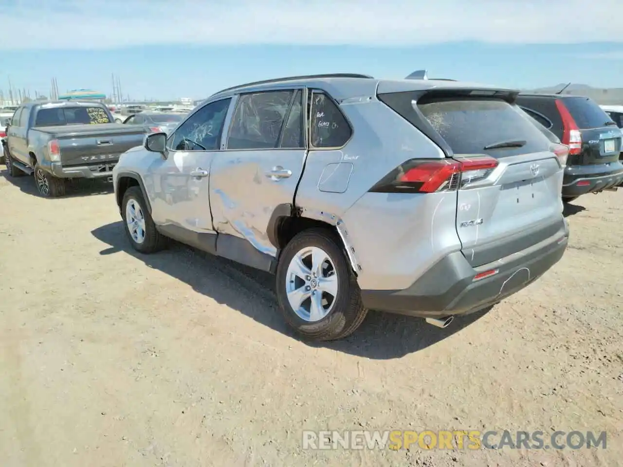 3 Photograph of a damaged car 2T3W1RFV3MW116180 TOYOTA RAV4 2021