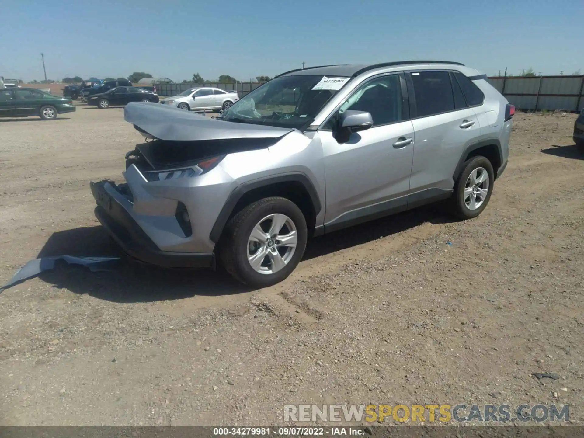 2 Photograph of a damaged car 2T3W1RFV3MW117278 TOYOTA RAV4 2021