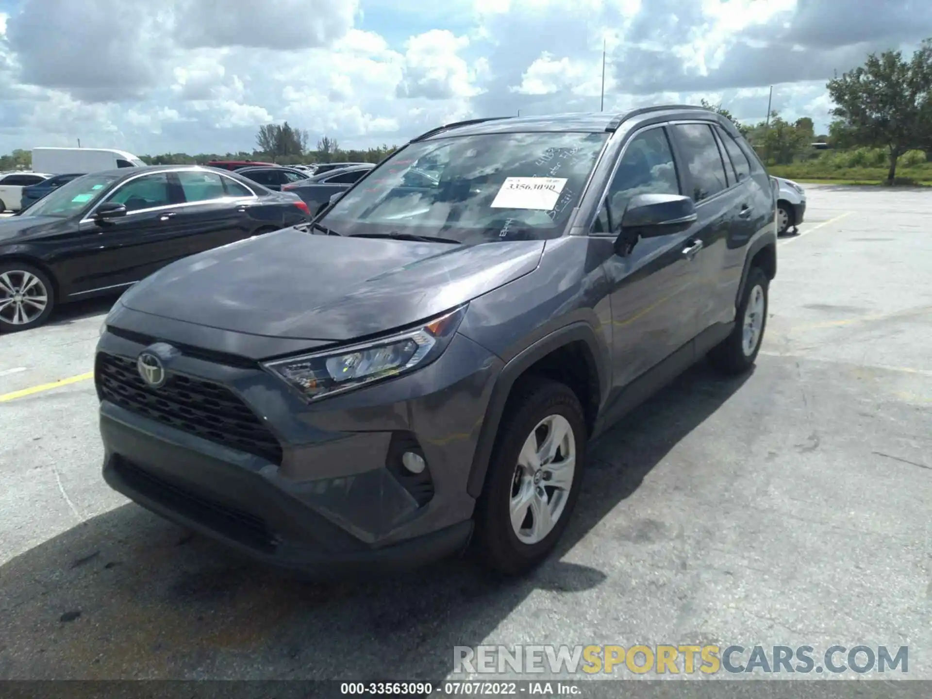 2 Photograph of a damaged car 2T3W1RFV3MW117765 TOYOTA RAV4 2021