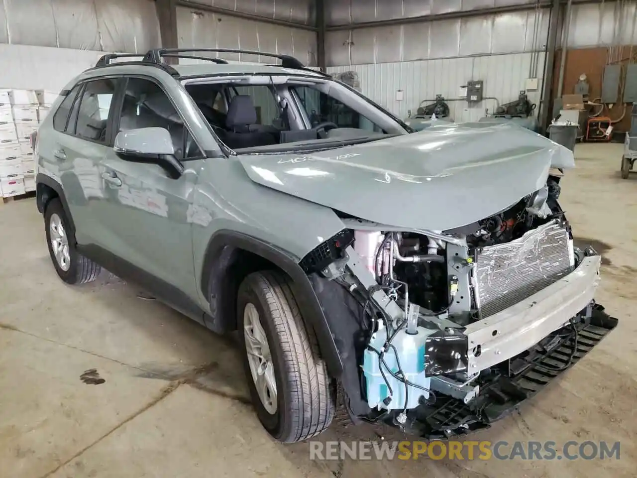 1 Photograph of a damaged car 2T3W1RFV3MW118799 TOYOTA RAV4 2021