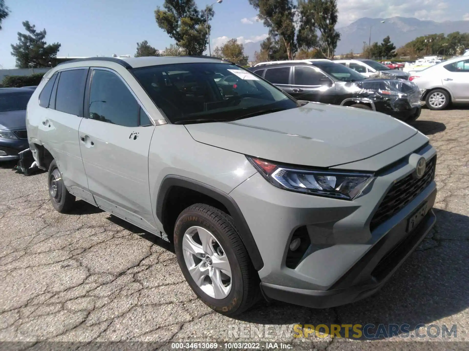 1 Фотография поврежденного автомобиля 2T3W1RFV3MW123856 TOYOTA RAV4 2021