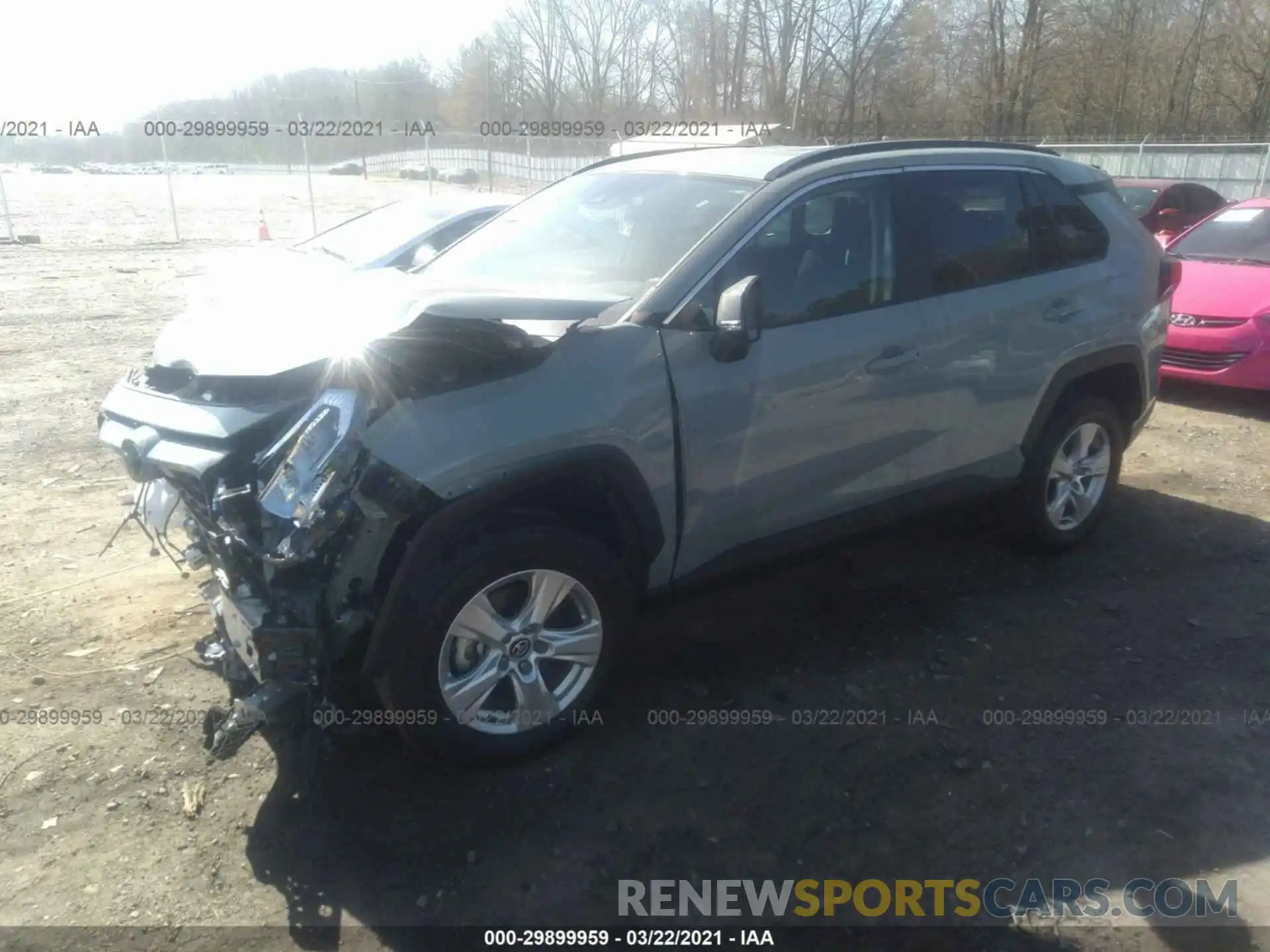 2 Photograph of a damaged car 2T3W1RFV3MW123940 TOYOTA RAV4 2021