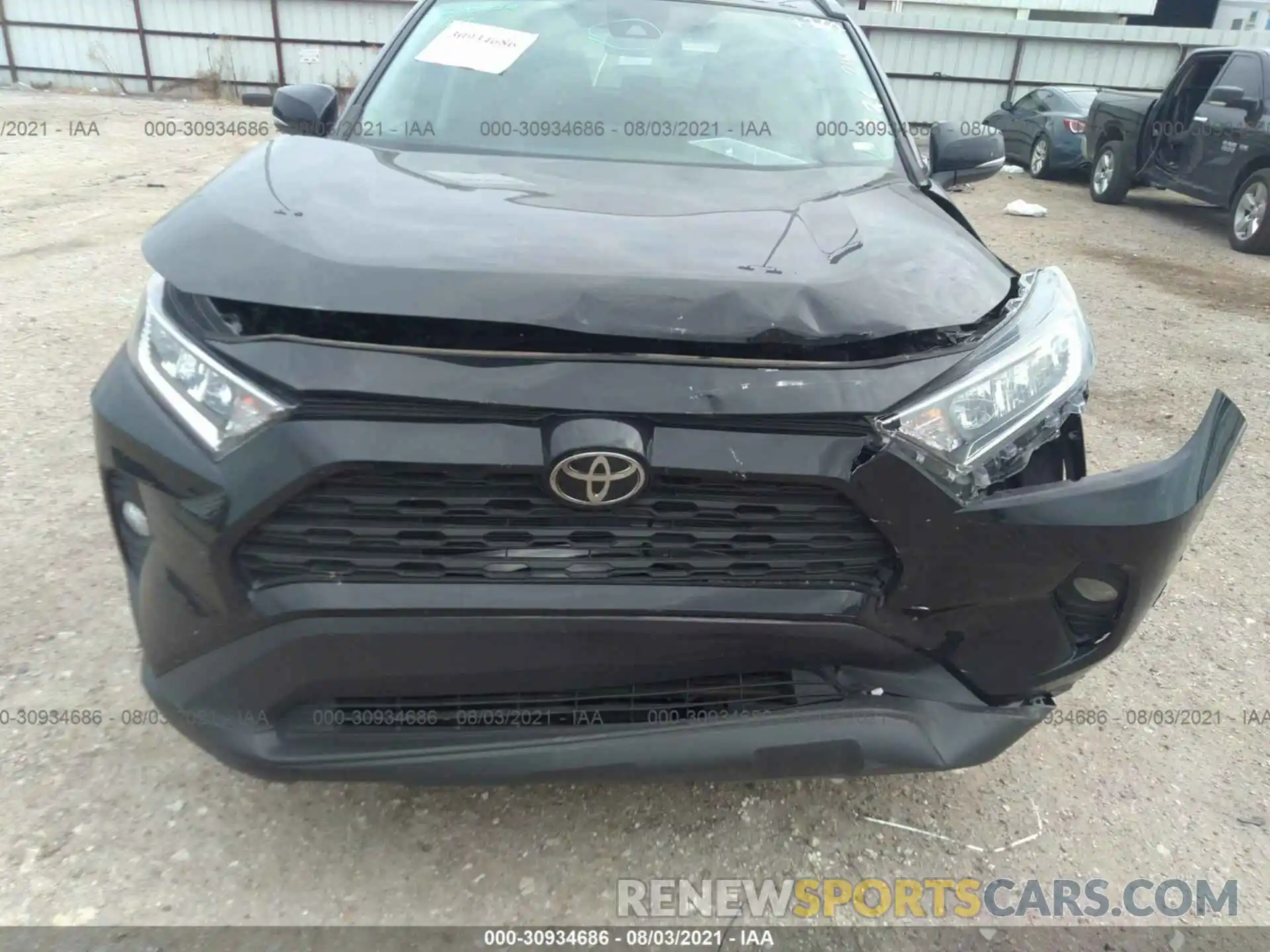 6 Фотография поврежденного автомобиля 2T3W1RFV3MW127762 TOYOTA RAV4 2021