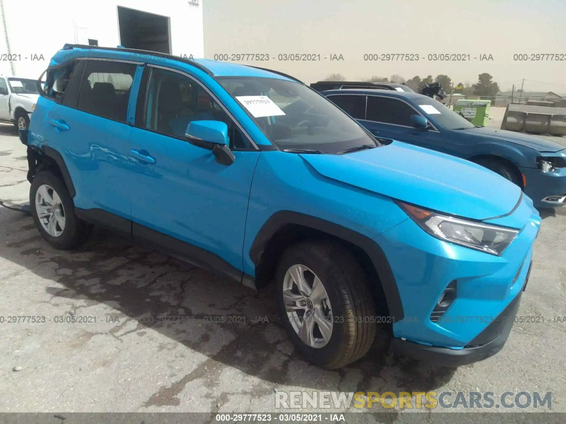 1 Photograph of a damaged car 2T3W1RFV3MW132167 TOYOTA RAV4 2021