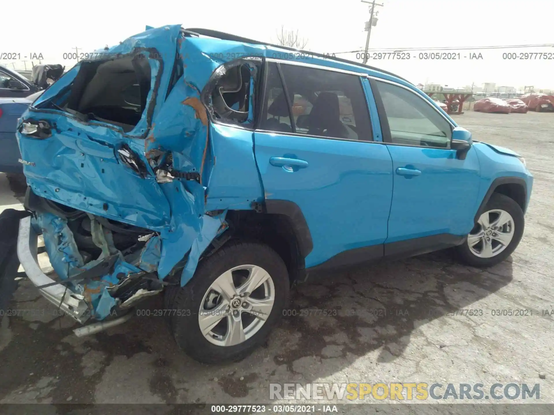 4 Фотография поврежденного автомобиля 2T3W1RFV3MW132167 TOYOTA RAV4 2021